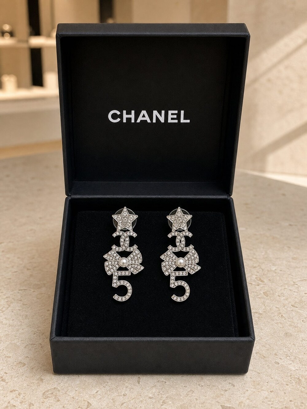 CHANEL Classic Parisian Earrings Style 15 | New with Box - Picture 1 of 9